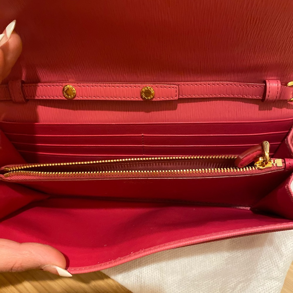 Authentic Prada Pink Peonia Small Pursechain Strap - image 2